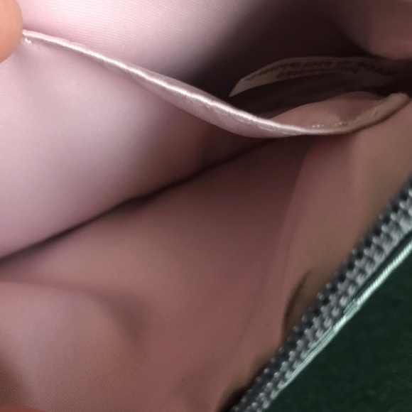 Coach Gray Canvas Leather Signature C Wristlet Mini Pouch - Picture 12 of 16